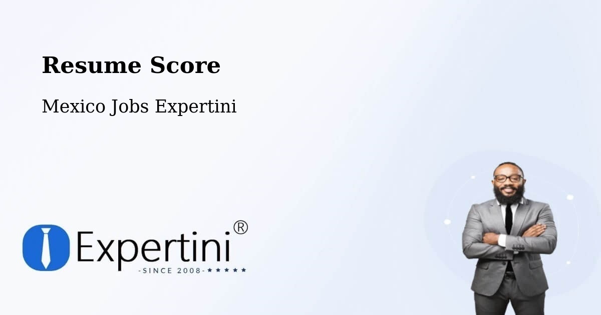 Resume Score & Job Description Match Tool – Sonora - Mexico Jobs Expertini